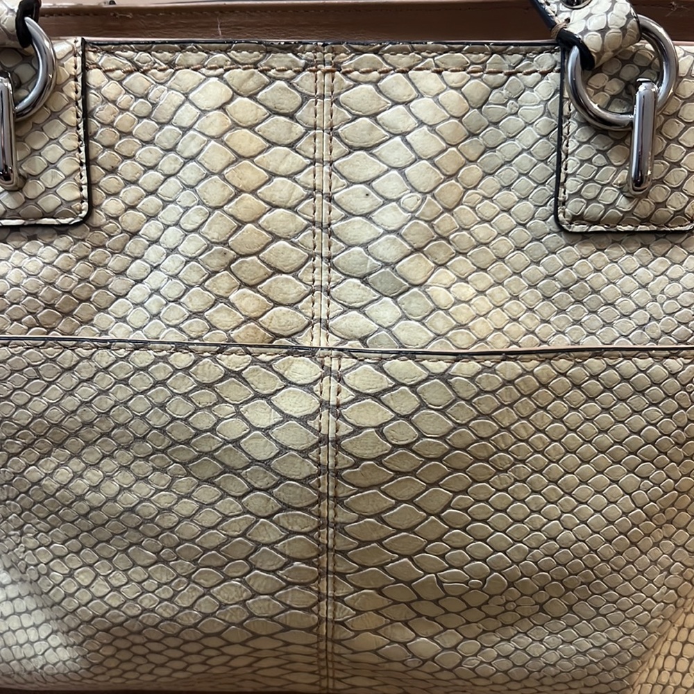 Coach Genuine Leather Python Shoulder Bag - image 7